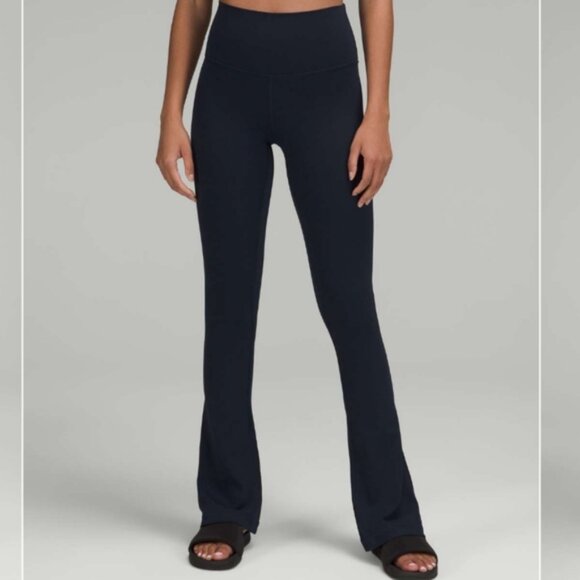 Lululemon Align High Rise Mini Flare True Navy Leggings - Picture 2 of 9